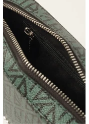 Ted Baker Dark green oblique monogram camera crossbody bag 240407 -2