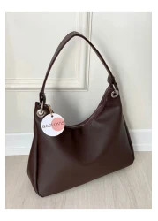 BAGLOVİS RING DETAIL LINED SHIRT SHOULDER BAG