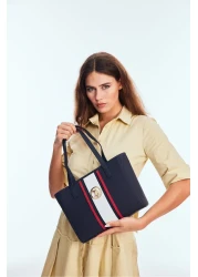 U.S. Polo Assn. Women's Shoulder Bag Navy-White-Red Us8029 - Online Exclusive