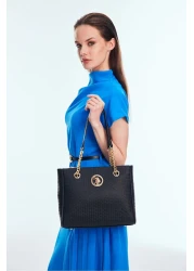 U.S. Polo Assn. Us8706 Model Black-Black Women's Shoulder Bag - Online Exclusive