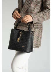 Just Polo Women's New Season Black Shoulder Bag