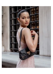 U.S. Polo Assn. Us25170 Model Black Women's Shoulder Bag