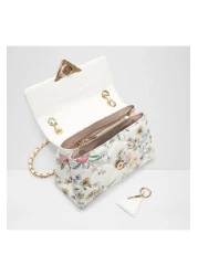 Aldo Lunaria - Women's Faux Leather Other Purple Scholarship Closure Small Size Cross Use Bag