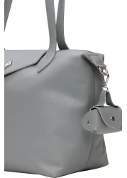 U.S. Polo Assn. حقيبة كتف نسائية من K.grey مع وشاح Us25597 حصريًا عبر الإنترنت