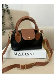 Mercan Stores Women's Zipper and Snap Closure Hand and Shoulder Bag