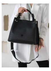 Just Polo حقيبة يد وكتف نسائية مضفرة من Justpolo