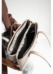 Just Polo حقيبة يد وكتف كبيرة الحجم مكونة من قسمين 30x33c PBU2170