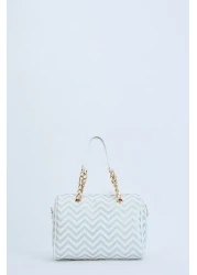 Pierre Cardin White Silver Women's Handbag 05PO24Y1970