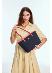 U.S. Polo Assn. Women's Shoulder Bag Navy Blue-Red Us3075 - Online Exclusive