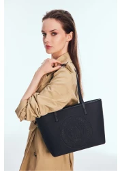 U.S. Polo Assn. حقيبة كتف نسائية سوداء Us25271