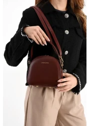 CCWAY AYAKKABI Women's Handbag Shoulder Bag Claret Red