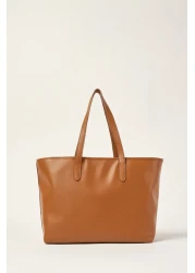 Ted Baker حقيبة تسوق موديل 9045 بلون أسمر - مع محفظة داخلية