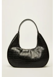 Ted Baker Croco Moon Cut Shoulder Bag