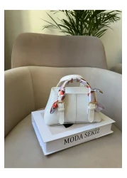 Moda Sekiz Women's Mini Crossbody Hand and Shoulder Bag with Shawl Accessory