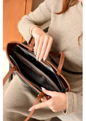 Just Polo حقيبة كتف نسائية كبيرة الحجم