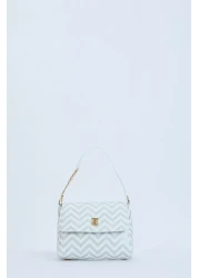 Pierre Cardin White Silver Women's Shoulder Bag 05PO24Y1969