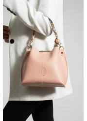 NBİBAGS حقيبة نسائية من الجلد الناعم - مع وشاح، سلسلة إكسسوار، 3 أقسام، لليد والذراع والكتف