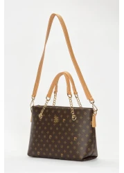 Pierre Cardin حقيبة كتف نسائية بنية اللون 05PO22Y1561