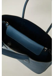 Ted Baker حقيبة يد جلدية كبيرة مطبوعة