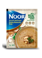 Noor Creamy Mushroom Soup, 80g Pack of 12