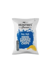 هانترز جورميه رقائق بطاطس مطبوخة يدويًا بنكهة ملح البحر 125 غرام