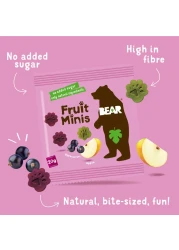 Bear Paws Fruit Snack, Apple and Blackcurrant, 20g