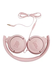 JBL Tune 500 Wired Headphone With Deep Pure Bass Sound Pink