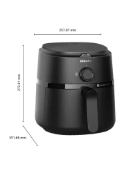 Philips 1000 Series Air Fryer, NA110/09, Black, 3.2 L