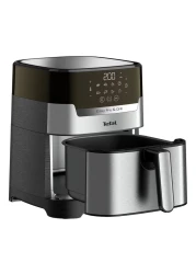 Tefal Easy Fry Precision Plus 2-in-1 Digital Air Fryer and Grill, EY505D27, Silver, 4.2 L
