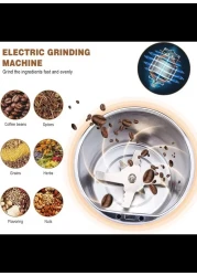 Radiotronics Electric Coffee Grinder Stainles Steel Nuts Coffee Bean Grinding Machine Portable Kitchen Profession Ceramic Grinder Coffeeware