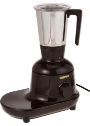 Geepas 3 In 1 Mixer Grinder, 750W Powerful, GSB44086, Black - 2 Year Warranty (Stainless Steel Jars &amp; Blades Speed, Safety Twist Lock Perfect For Dry Wet Fine Grinding)