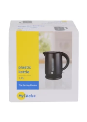 ماي تشويس غلاية كهربائية MKT-349PB، قدرة 1850 واط، سعة 1.7 لتر، أسود، بلاستيكية، لاسلكية