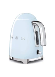 Smeg 50's Style Electric Kettle KLF03PBUK, 3000 W, 1.7 L, Pastel Blue, Stainless Steel, Glossy Finish