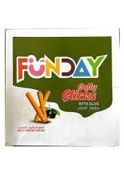 Funday with Olive Flavour Salty Biscuit Sticks, 36g Pack of 12