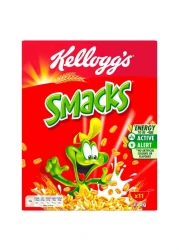 Kellogg's Smacks Puffed Wheat Cereal Flakes 330g