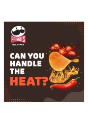 برينغلز رقائق البطاطس حارة ومتبلة 40 غرام حزمة من 6