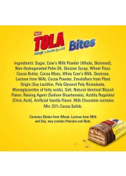 Nestle Tola Miniatures Bites Wrapper Crispy Wafer Covered with Caramel and Milk Chocolate, 160g Pack of 2