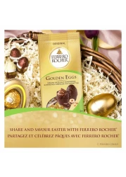 Ferrero Rocher Creamy Hazelnut Milk Chocolate Golden Eggs, 90g