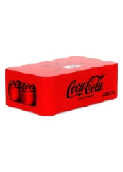 كوكا-كولا علبة مشروب غازي خالي من السعرات الحرارية 150 ملل حزمة من 15