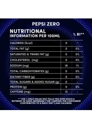 Pepsi Zero Cola Beverage Cans 155ml Pack of 15