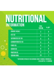 7UP Zero Zesty Lemon and Lime Flavor Zero Sugar Bottle 1.25L