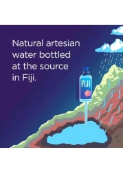 فيجي ماء طبيعي معدني بسعة 1 لتر.