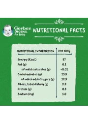 Gerber Organic Puree with Pear, 90g