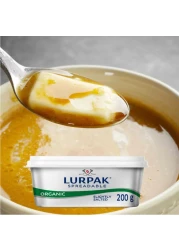 لورباك زبدة عضوية قابلة للدهن قليلًا مملحة، 200 غرام