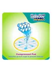 Baby Joy Compressed Diamond Diapers Medium Size 3 6-12kg Jumbo Pack 52 Diapers