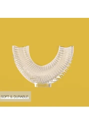 LEPGIFE U Shaped Kids Toothbrush 4 Pack UType Whole Mouth Toothbrush for Kids Age 610