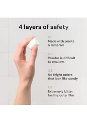 Grab Green Newborn Baby Laundry Detergent Pods 60 Count Calming Chamomile Scent Plant and Mineral Based Formulated to Tackle Newborn 04 Months Laundry Stains