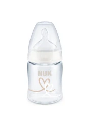 نوك فيرست تشويس + قارورة رضاعة مضادة للمغص SNK718 سعة 150 ملل - متعددة الألوان