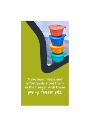 Tommee Tippee Freeze Me Pop Up Freezer Pots and Tray TT446500