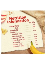 نستله سيريلاك ماي فيرست مزيج فواكه وحبوب وموز وتفاح وشوفان للأطفال من عمر 6 أشهر، 90 غرام حزمة من 4